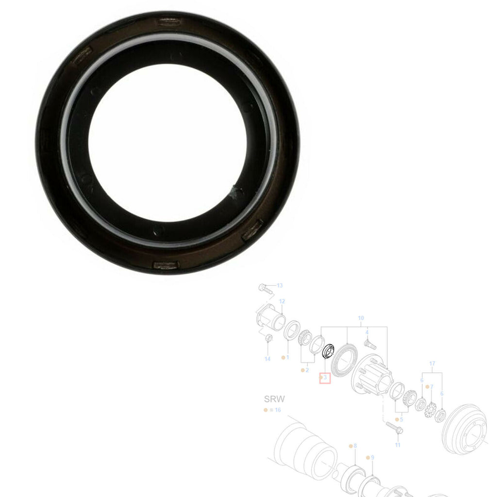 GREASE SEAL FITS FORD TRANSIT MK3, MK4, MK5, TRANSIT TOURNEO 1985-2014, 6143628