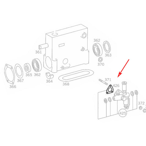 FUEL PUMP GASKET SEAL FITS MAN, MERCEDES, NEOPLAN, VOLVO, SCANIA, 81 11904 0020