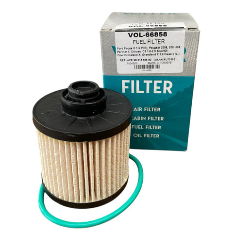 Fuel Filter Fits Ford Citroen 1643624980 9801366680 DS7Q9D410AA DS7Q9176AA N2533