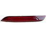 VW Polo Red Lens Left Rear Bumper Reflector Lamp No Light 2014 to 2017 6R0945105C