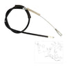 Rear Brake Parking Cable Fits Mercedes Sprinter Vw Crafter 9064207085