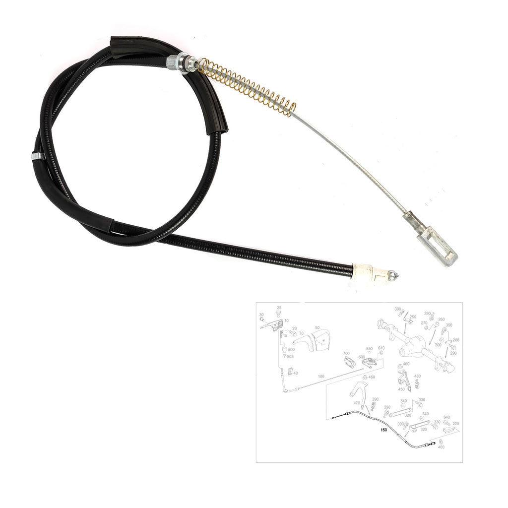 Rear Brake Parking Cable Fits Mercedes Sprinter Vw Crafter 9064207085