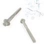 2X Injector Clamp Bolts Fits Ford Ranger Citroen Relay Peugeot Boxer 1717583