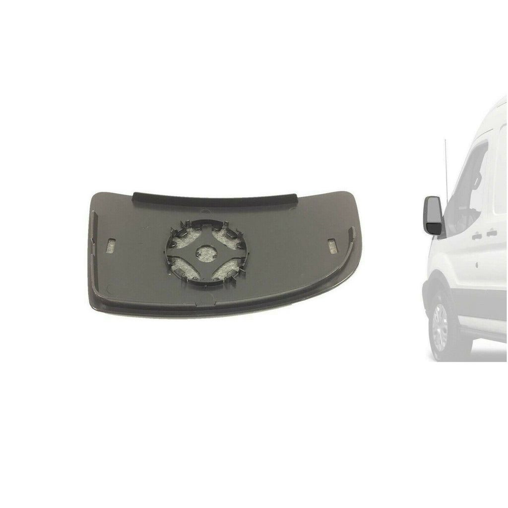 Ford Transit MK8 Left Side Wing Mirror Blind Spot Glass 2014 Onwards