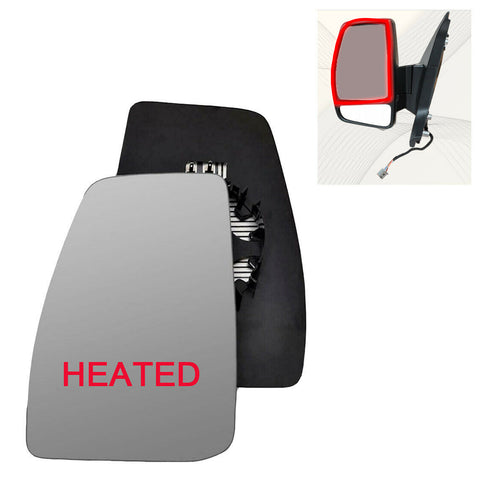Ford Transit Custom Door Wing Mirror Glass Heated Left 2012 Onwards 1766587