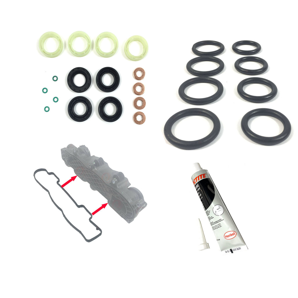 Ford Fuel Injector Seal Cylinder Head Cover Intake Manifold Oring  250°C Silicon 1982A0