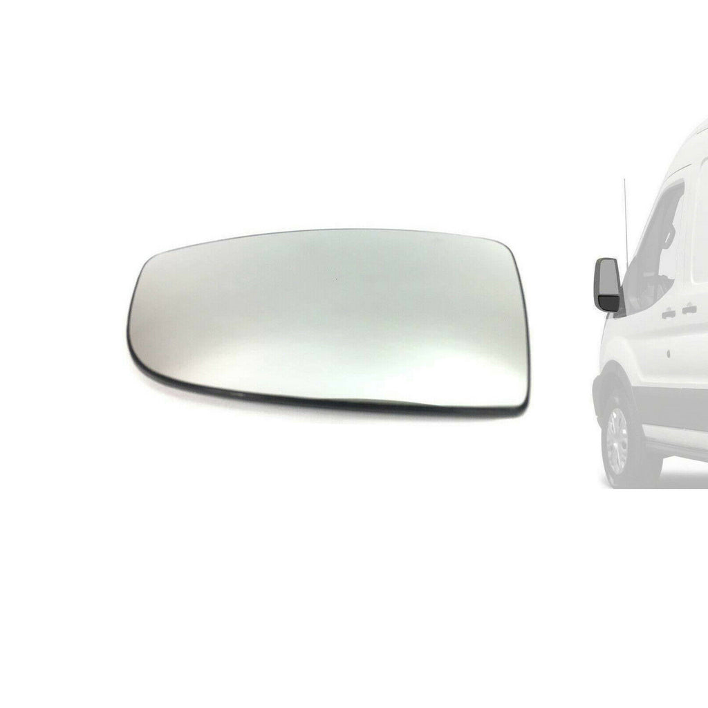 Ford Transit MK8 Left Side Wing Mirror Blind Spot Glass 2014 Onwards