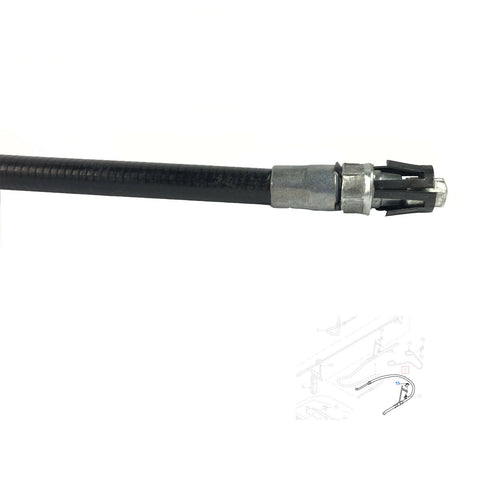 FRONT HANDBRAKE CABLE CHASSIS CAB N/S SINGLE REAR WHEEL FITS  TRANSIT MK6  4331044