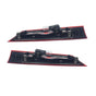 A Pair Of 3RD Stop Lamp Light Cluster Fits Custom Rear With Bulb Holder