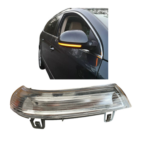 LED Wing Mirror Indicator Lens O/S Driver Right for VW Passat Golf 2000 to 2011