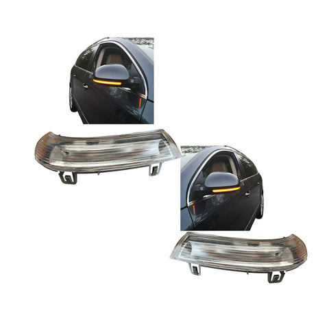 2x LED Wing Mirror Indicator Turn Signal Light Fits VW Golf Passat Jetta Skoda 1K0949101, 1K0949102