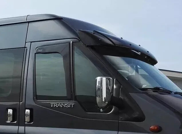For Ford Transit MK6 MK7 2002 to 2013 Black External Sun Visor Solid Acrylic