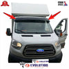 Sun Visor Solid Black Acrylic 2014 to 2023 Fits FORD Transit MK8 Top Quality