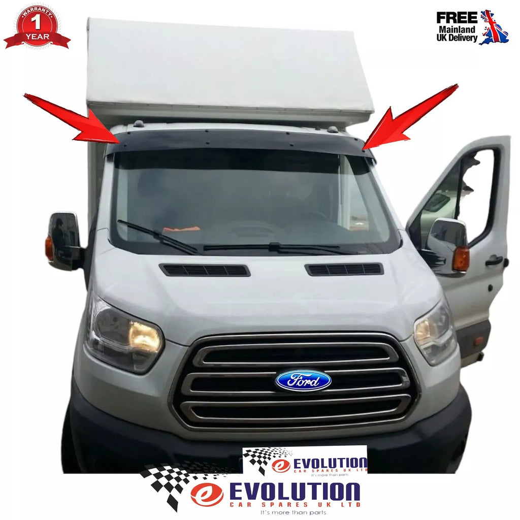 Sun Visor Solid Black Acrylic 2014 to 2023 Fits FORD Transit MK8 Top Quality