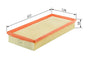 AIR FILTER A4, A5, Q5 1.8-2.0 TFSI, 2.0 TDI (07-) 8K0133843E