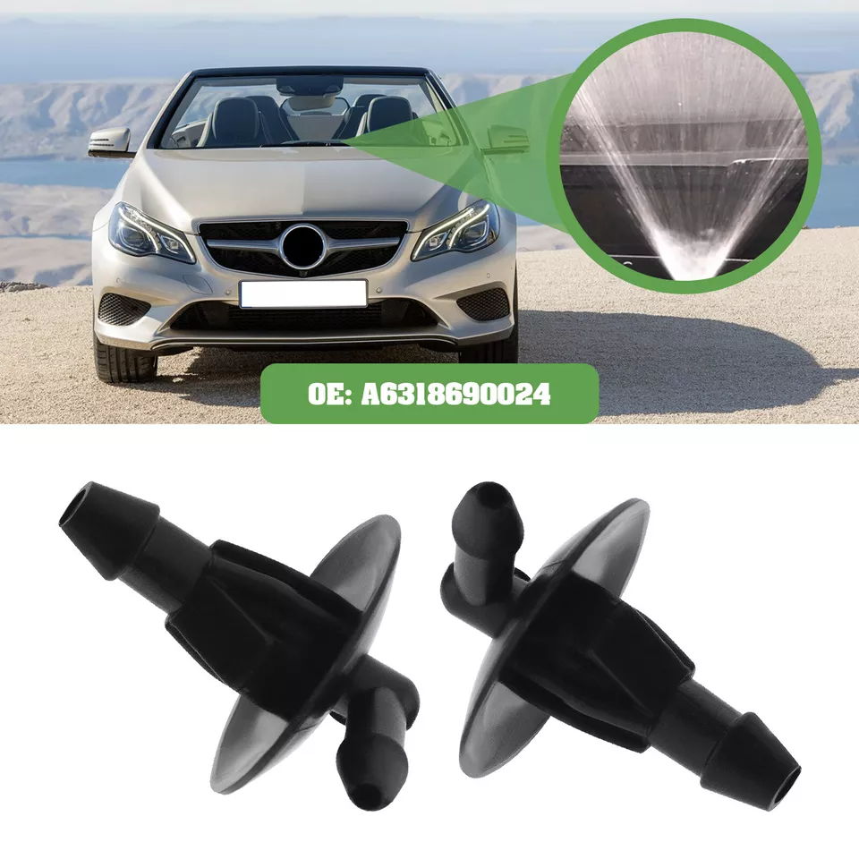 2X Auto Car Windscreen Washer Hose Connector For Mercedes-Benz Sprinter MB100