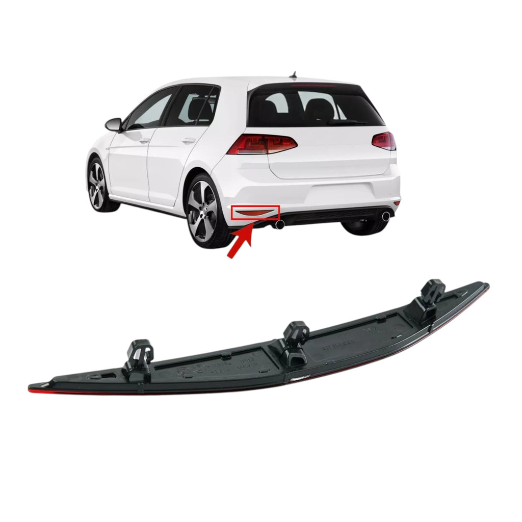 FOR VW GOLF MK7 REAR LEFT PASSENGER SIDE BUMPER REFLECTOR 5G0945105 2013 to 2017