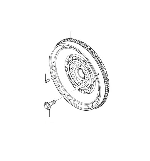 Flywheel Clutch Fits Ford FOCUS,TRANSIT Connect,TOURNEO