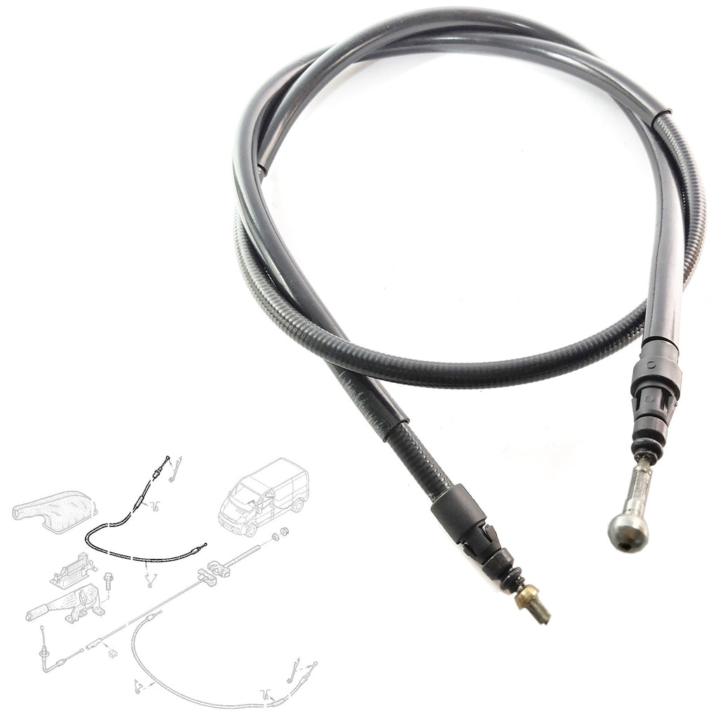 Renault Trafic Rear Right Brake Cable Vivaro Primastar 2001 ON 91168673