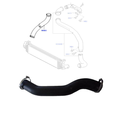 Charger Intercooler Intake Hose Fits Ford Focus C Max 2003 to 2012 1525112