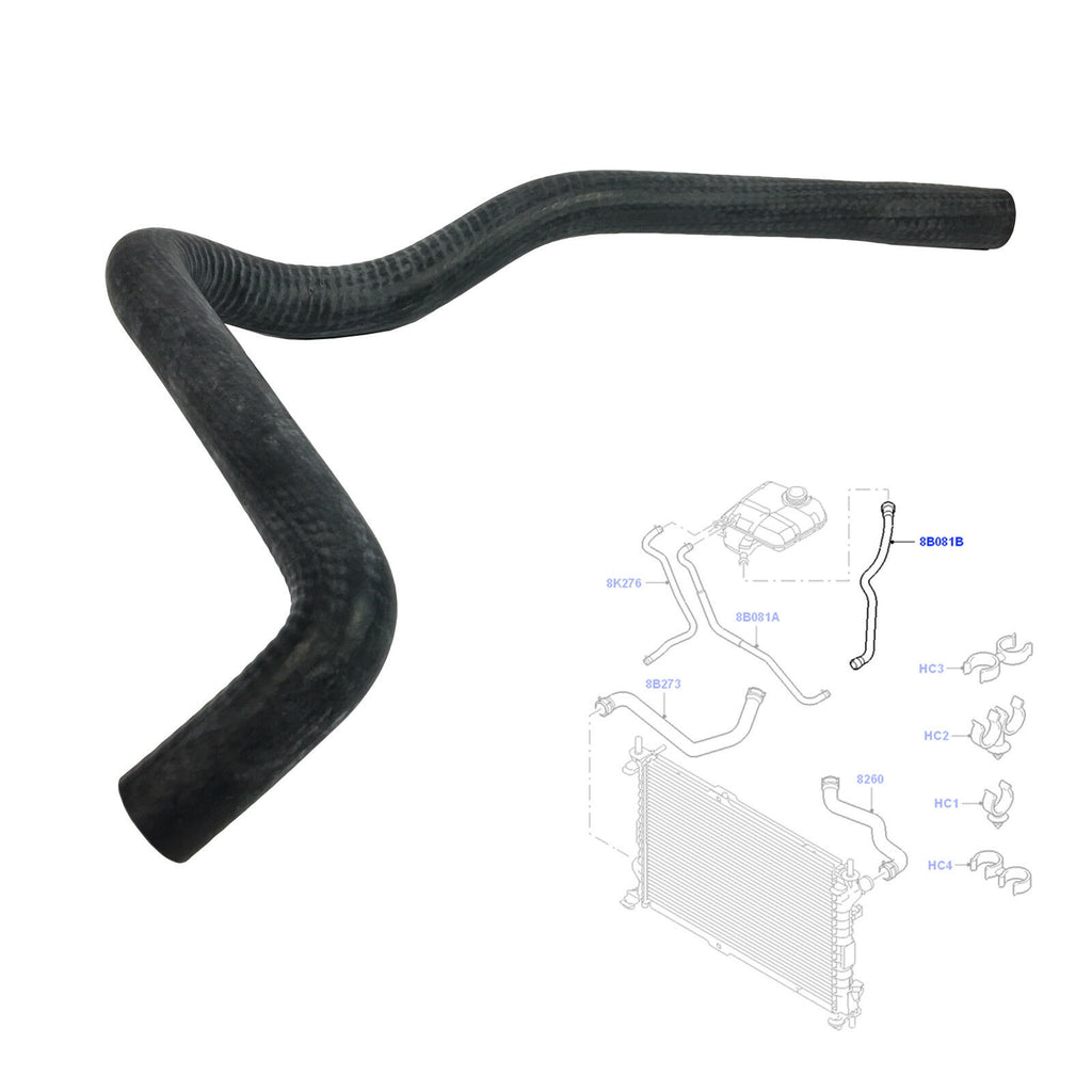 LOWER RADIATOR HOSE FITS FORD TRANSIT CONNECT, 2002-2013, 2T148K289AE