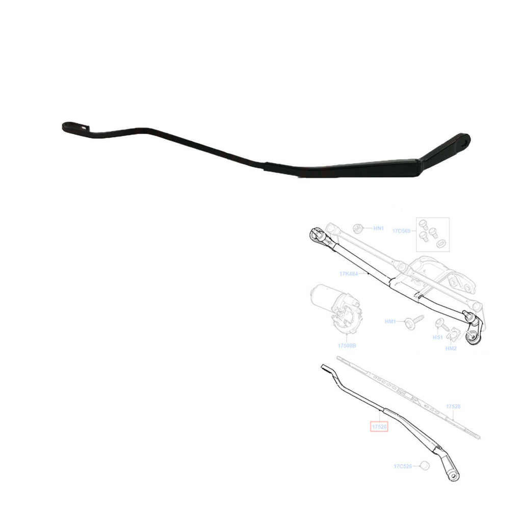Ford Transit Connect Front Wiper Blade Arm Hand Near Passenger Side 4448003