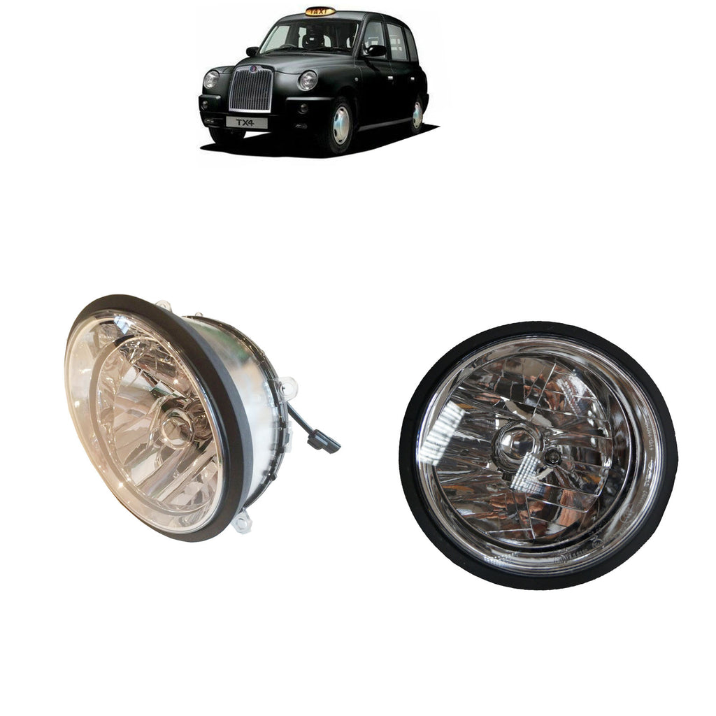 Crystal Clear Front Headlight Headlamp R/H Fits London Taxi Tx 4, 1187000077