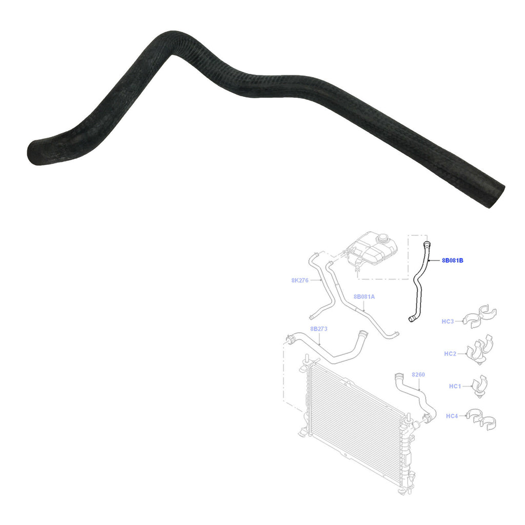 LOWER RADIATOR HOSE FITS FORD TRANSIT CONNECT, 2002-2013, 2T148K289AE