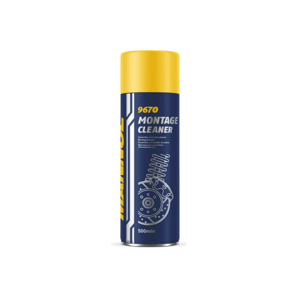 6 X Mannol 9670 Montage Brake Cleaner Aerosol Spray German Large Can 500ml 