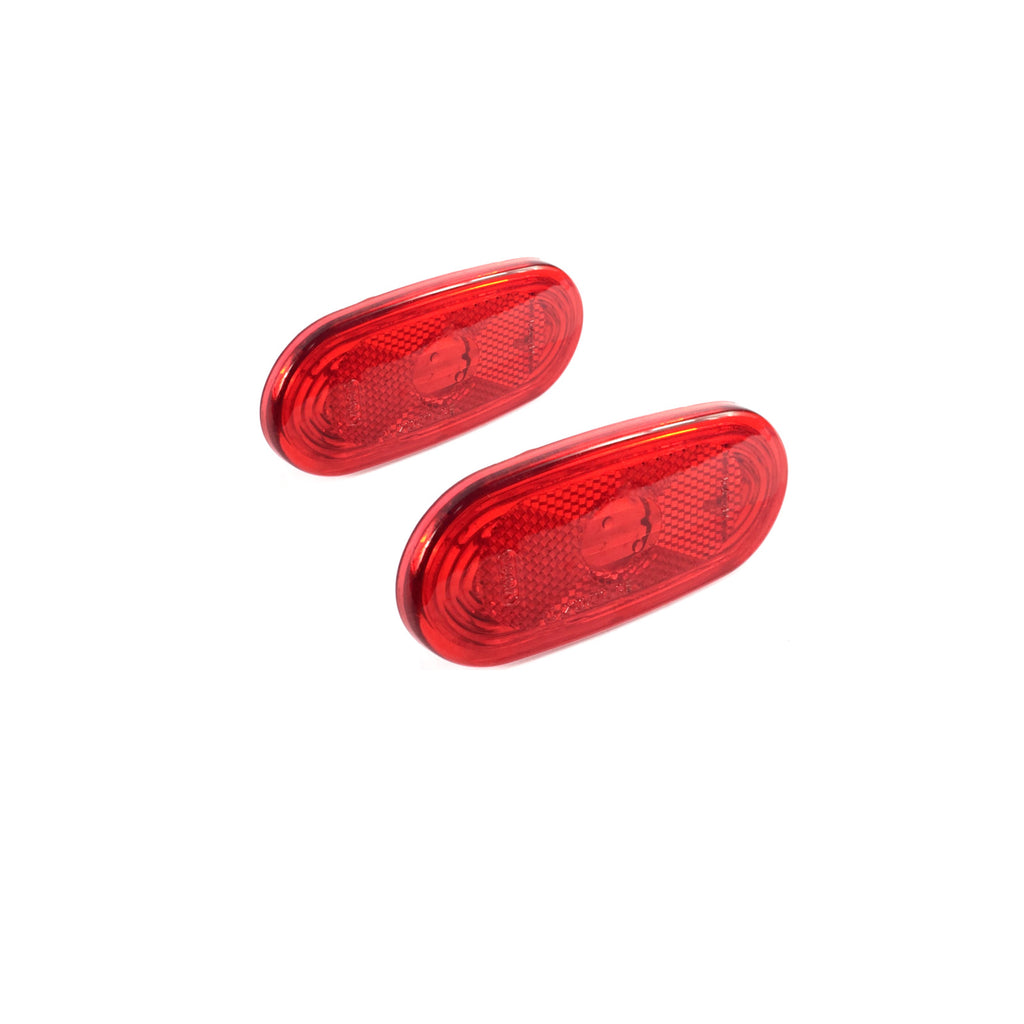 2X Side Red Lens Lamp Light Reflector Fits Mercedes Sprinter, Vw Crafter