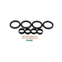 Ford Fiesta Citroen C3 Fuel Injector Seal Washer Oring Gasket Set 1204698