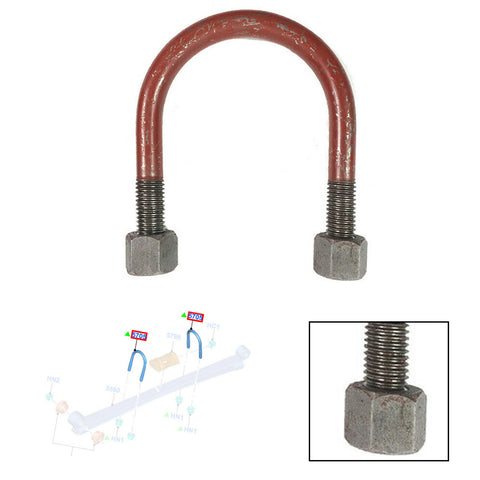 M14 X 110 Mm Leaf Spring U Bolt Fits Ford Transit Mk7 2006 To 2014 1371240