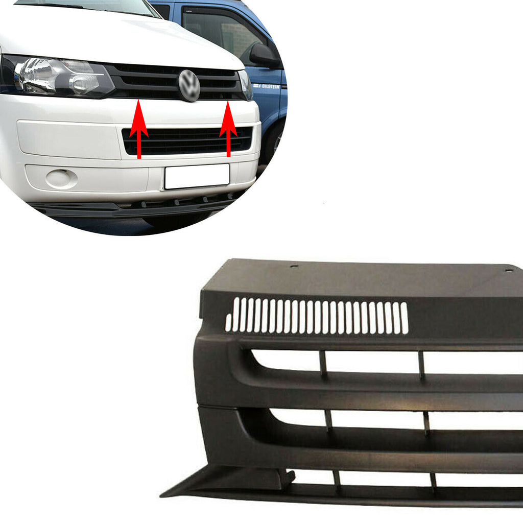 Genuine Front Grille Fits Vw Transporter 2010 To 2015, 7E0 853 653