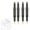 FUEL INJECTORS SET OF 4,120 PS FITS FORD TRANSIT V184 MK6 2000 to 2006, 1129191