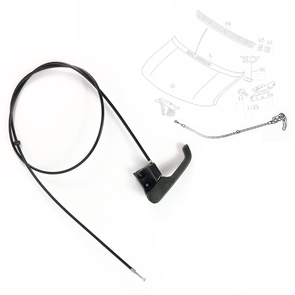 Bonnet Hood Release Cable With Handle Fits Mercedes Sprinter  A9017500359
