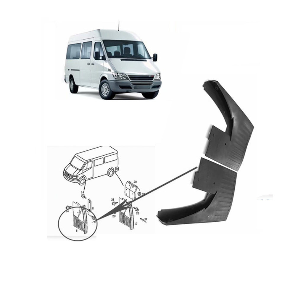 Mud Flaps Splash Guards Front/Rear For Mercedes Sprinter A9018820105
