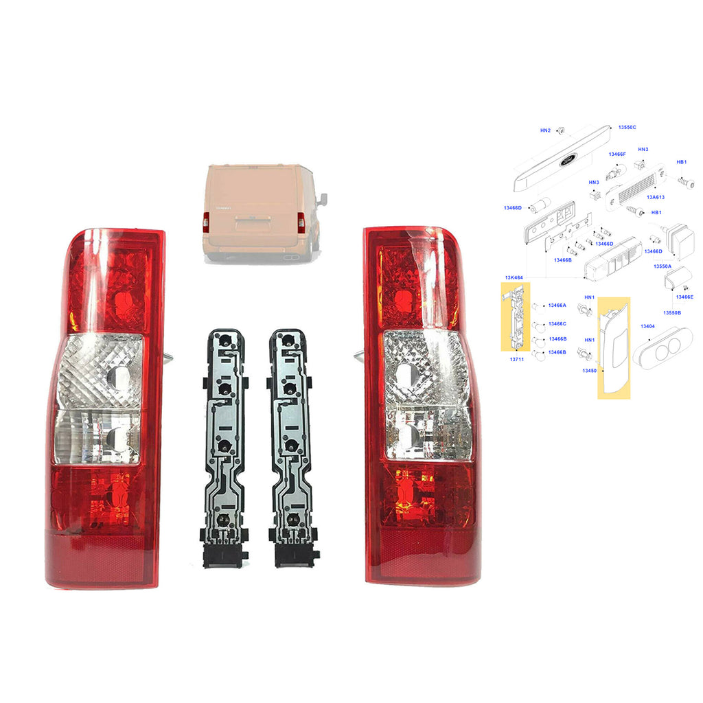 Ford Transit MK7 Rear Light Clusters Bulb Holders 1435881 YC1X13N004AC