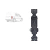 Bulb Holders Stop Socket 2x Fits Ford Transit Connect Turneo 02 to 09 4373106