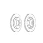 Front Brake Discs Pair Fits Ford Escort Courier Fiesta Orion Puma 98AT1125AA
