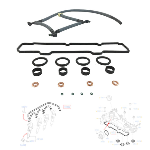 Ford Peugeot Injector Seal Washer Gasket Leak Off Pipe 1148101