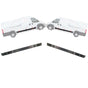 Ducato Boxer Relay LWB Right Left Side Moulding Strip Set 2006 Onwards 735422817