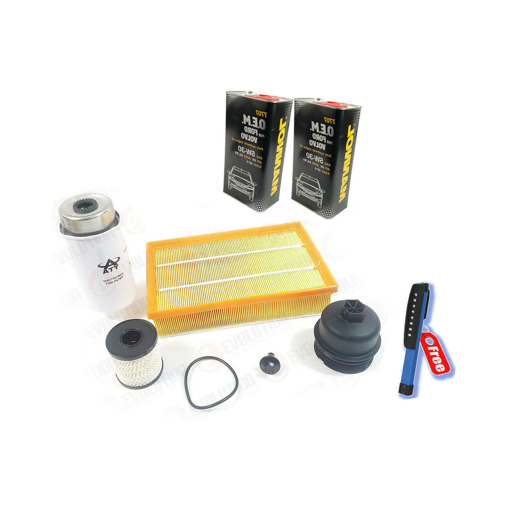 Ford Transit MK7 2.4 TDCI Service Kit 2X 5W-30 Oil With Fuel Air Oil Filter