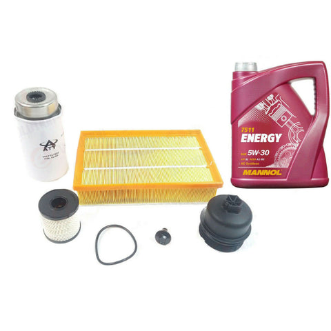 Ford Transit MK7 Service Kit Fuel Air Oil Filter Cap Sump Plug 5W30 Oil