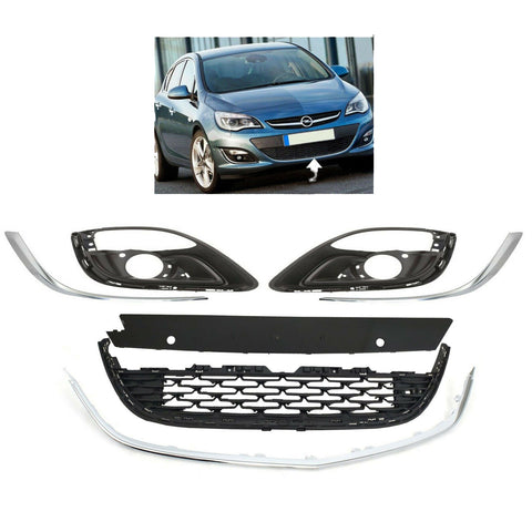 Vauxhall Astra J Front Bumper Accessories Set 2012 to 2015 1322022 1320211