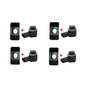 4X BUMPER PDC SENSOR HOLDER MOUNT BRACKET GUIDE WITH PARKING SENSOR VW GOLF MK6