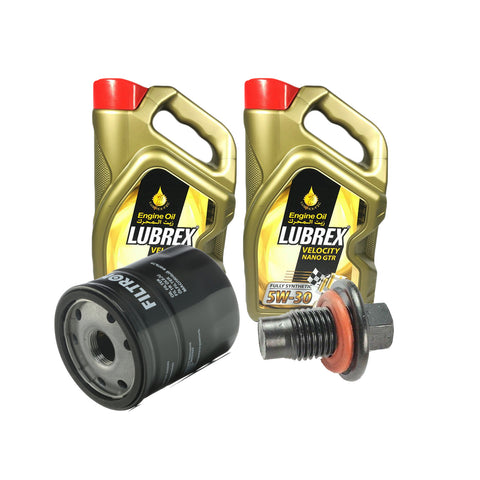 Ford Transit Custom Service Kit 0W-30 Engine Oil Oil Filter Drain Plug 2016 Onwards