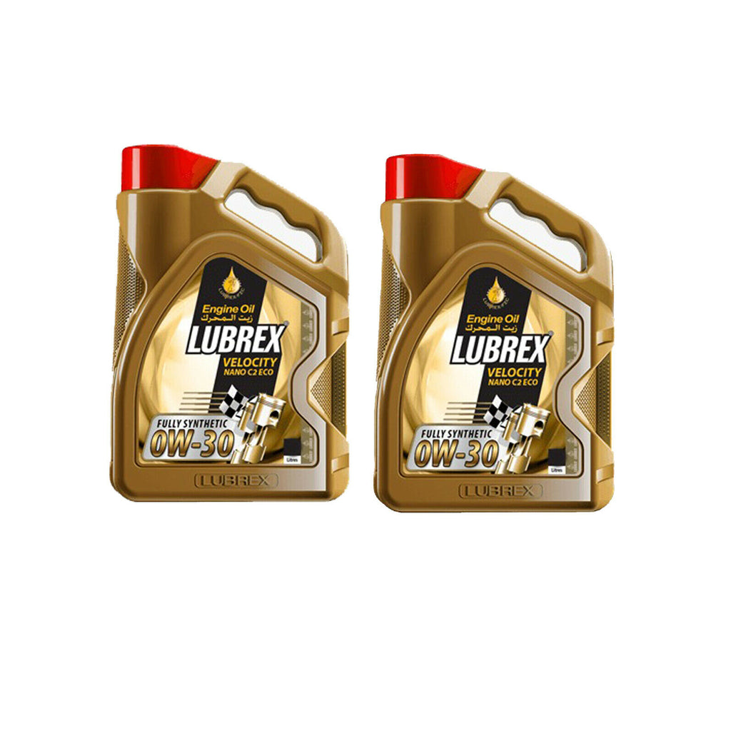 2 X Lubrex 0W-30 Synthetic Engine Oil 5 Litr  