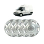 Ford Transit MK6 MK7 Silver Wheel Trim Cover Set 16 Inc 4 Pcs 2000 Onwards
