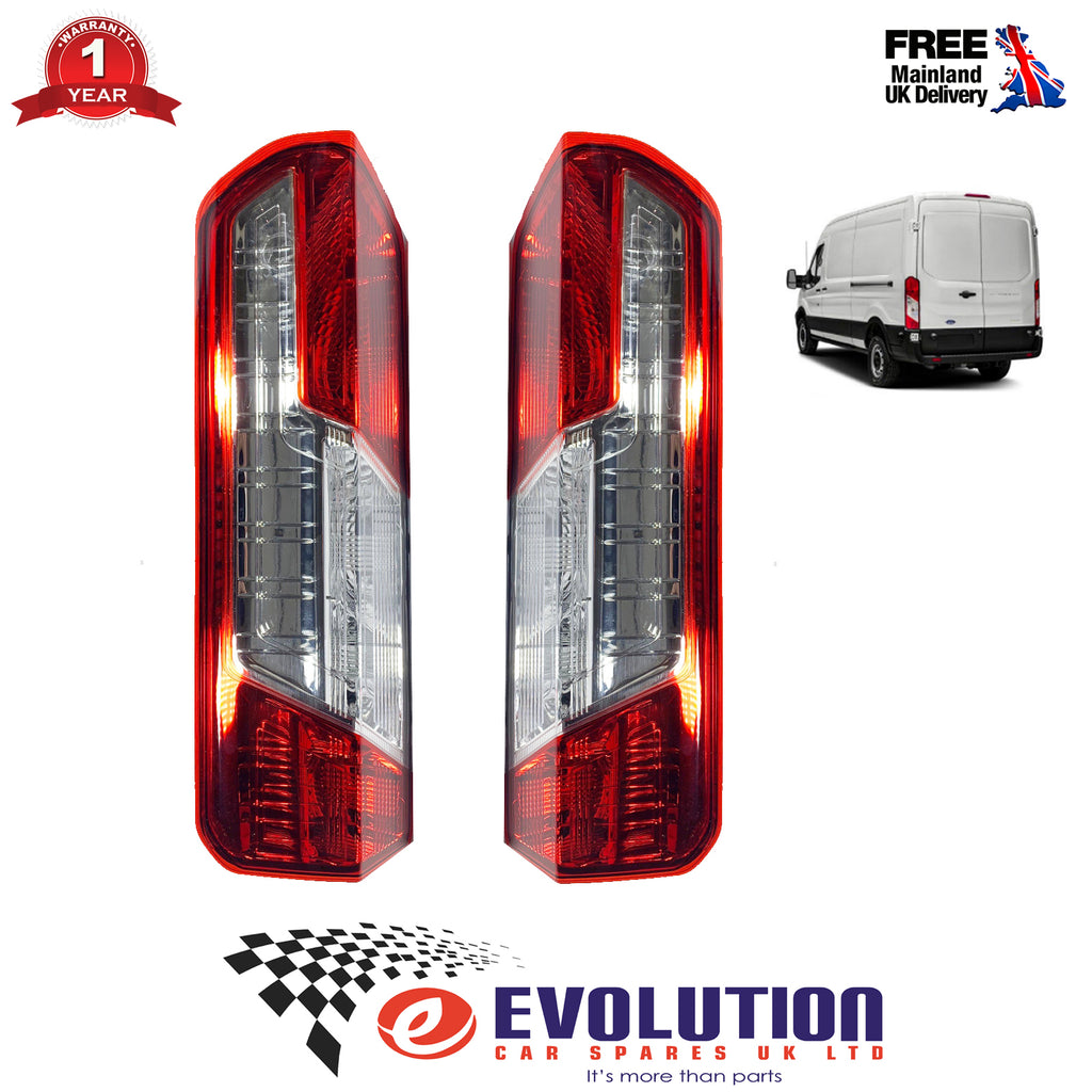 Rear Right And Left Tail Light Lense Fits Ford Transit MK8 2014 Onwards  