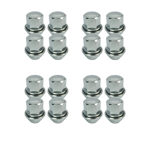 Ford Transit Connect Mondeo Focus Volvo Solid Chrome Wheel Nut 16X 1366029